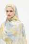 Liora Rami Shawl - Yellow-Grey - 2