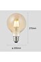 مصباح LED زخرفي |   7 واط |   200 × ارتفاع 270 مم |   أصفر دافئ |   3000 كيلوغرام |   قاعدة E27 |   مصباح LED |   سنتان - 4