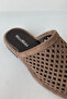 Women's Genuine Leather Knitted Slippers |   Maya - 4
