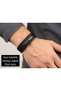 Ataturk Signed Men's Black Leather Bracelet – Braided Design, Gift with Special Box