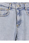 Lcw Kids Blue Regular Fit Slit-Cut Girls' Jean Pants - 4