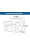 Bohemian Terry Jacquard Cotton Elastic Sofa Cover 3+3+1+1 Set Sofa Cover Stone-Grey Color - 5