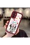 Samsung Galaxy F23 Compatible Case Camera Protector Minnie Pattern Burgundy Lover Couple Silicone Phone Case
