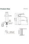 Bathroom Sink Faucet New Model Waterfall Matte Black Color Imported with 7 Years Warranty - 6