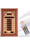 Digital Azan Prayer Clock 42×68 cm, Islamic Prayer Times, LED Display, Azan Alarm & Calendar Display - 2