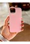 Powder Pink Phone Case Compatible with iPhone 12 Pro Premium Matte Silicone Cover Dirt and Stain Resistant Wipeable Surface Camera Protected Stylish and Minimalist Design Daily Use Case - 3