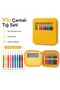 9-Piece Crochet Set with Ergonomic Handle and Carrying Bag 2-6 mm Knitting Crochet Set with Yellow Carrying Bag