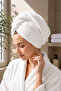 Hair Drying Towel |   Buttoned and Elasticated Super Absorbent Hair Drying Cap |   Practical Bath Hair Turban
