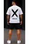 Men's T-Shirt Shorts - T-Shirt with Shorts Top and Bottom Set Printed - 2