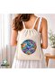 Aladdin Drawstring Linen Bag C004