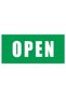 Sun Prints Double open / closed indicator, PVC, rectangular, 19.5 x 9.5 cm