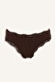 Bow and Lace Detailed Ribbed 2-Piece Slip Panties I4131Ax26Au - 5