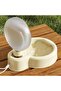 Water bottle 6.4x14.3x18.2cm, beige. - 2