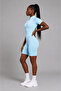 Sculpt Open-Back Short Jumpsuit – Baby Blue - 4