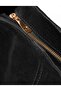 Black Genuine Calf Leather Women's Shopper Shoulder Bag - 4
