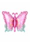 Butterfly Foil Balloon Pink Blue Metallic Color Butterfly Themed Birthday Balloon
