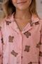 Girl's Family Size Cotton Patterned Pajama Set Tkm1023 - 4