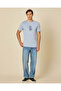 Men Blue Printed T-Shirt - 2