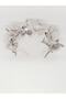 Melkady 284 - Mini Bow Crown with Pearls and Flowers, Maternity Crown, Special Occasion Crown - 3
