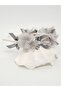 Melkady 284 - Mini Bow Crown with Pearls and Flowers, Maternity Crown, Special Occasion Crown - 5