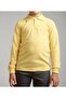 Unisex Long Sleeve Combed Polo Collar Light Yellow School T-Shirt - 2