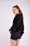 Women's Black Usa Piece Fleece - 6