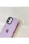 iPhone XS Max Compatible Pink Mua Color Transparent Silicone Case - 8