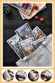 Patterned Storage Bag Sets Refrigerator Storage Container with Lockable Snap Fasteners - 4