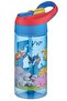 Tritan Blue School Water Bottle with Straw 500 Ml
