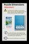 21Mm-33X48 cm Matte Pvc Glassless Photo Puzzle Document Frame Horizontal Vertical Hanging. - 3