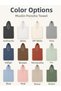 100% Cotton Baby Kids Muslin Poncho Hooded Beach Sea Pool Towel with Color Options - 6