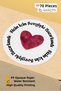 70 Pieces Gift Package Sticker Set Label Packaging 4X4 70 Pieces