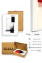 White Wooden Framed 3 Piece Set Painting Huhu442 - Triple Painting Set White Frame - 2