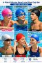 6 Pieces Pool & Sea Swimming Cap Silicone Material Quality Wholesale Package