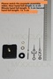 Clock Mechanism, Silent Wall Clock Mechanism, 22 mm Shaft, Scorpion-Minute-Second-(Without Hanger) Short - 2