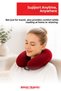 Wellfort Orthopedic Travel Pillow Visco Travel Pillow with Neck Support - Red - 5