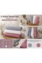 3-Piece Cotton Hand and Face Towel Set 50X90 cm Soft Textured High Absorbent Towel for Daily Use - 2