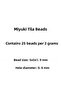 Miyuki Tila Beads (2 Grams) Pearlescent Magenta Color No:01 (Tl1867) - 2