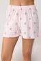 Teen Ekru Pamuk Karışımlı Ayıcık Desenli Likralı Yumuşak Tuşe Örme Pijama Takımı THMSS26PT00126 - 3