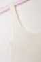 White Knitted Girls' Undershirt Tkdss26Al00016 - 6