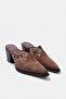 Mink Suede Women's Classic Heeled Shoes Takaw27To00001 - 2