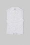 White Button Detailed Lace Judge Collar Blouse Tdrss26Bz00132 - 3