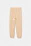 Beige Boys' Plain/Basic Jogger Thick Non-Embossed Knitted Sweatpants Tkdaw27Ea00009 - 7