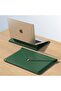 MacBook Air 13.6 Inch M2-M3 Chip 2022/2024 A2681 A3113 Compatible Leather Design Carrying Case with Stand - 2