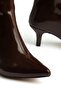 Syt-2025 Brown Patent Leather Women's Boots - 5