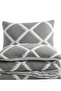 Garcia Anthracite Double Diamond Slice Bedspread