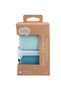 SET 2 RECIPIENTE SILICON, MELII, BLUE MINT - 4