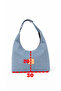 Women's Denim Shoulder Bag Daily Use Jean Bag - 4