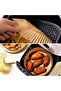 50 Pieces Air Fryer Baking Paper Disposable Air Fryer Oil-Proof Non-Stick Plate Model - 6