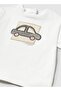Baby Boy Car Print Short Sleeve T-Shirt 0-2 Years White - 2